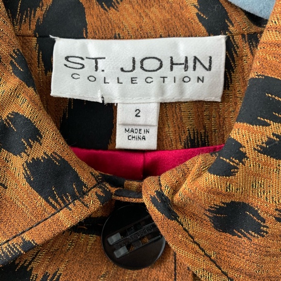 St. John Collection Leopard Jacket - Picture 2 of 2